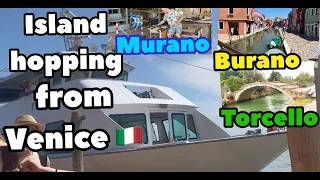 Venetian Lagoons Murano, Burano and Torcello Islands :Day Tour from  Venice Italy /Island Hopping