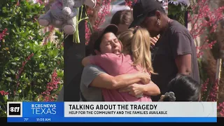 Community in mourning: More people visit growing memorial at Allen Premium Outlets mall