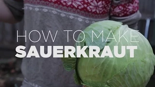 How to make REAL Sauerkraut, only three easy steps!