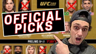 UFC 289: NUNES vs. ALDANA & OLIVEIRA vs. DARIUSH | LAST MINUTE PREDICTIONS & PICKS | MMA BEST BETS