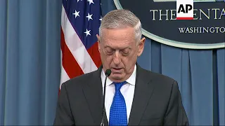 Mattis lauds McCain at Pentagon briefing