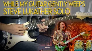 While my guitar gently weeps - Steve Lukather solo Toto live in Amsterdam