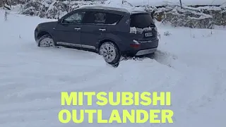 Mitsubishi Outlander Snow Test 4K