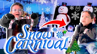 🎄Experience the MAGIC of CHRISTMAS​🎅🏼at SNOW CARNIVAL 2023☃️Ethan and Nathan