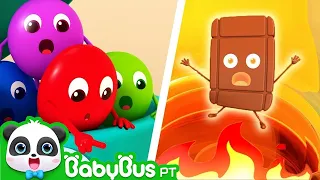 Colorful Candies Rescue Team | Color Songs | Kids Cartoon | Nursery Rhymes | BabyBus Portuguese