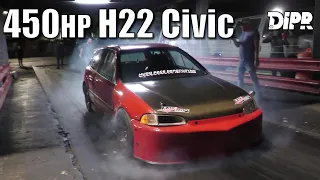 H22 All Motor Civic de 9 segundos "La Diabla" | DIPR Vlogs