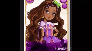 Theme songs for ever after high characters part 3