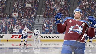 AVALANCHE VS LIGHTNING STANLEY CUP FINAL SIMULATION IN NHL 22!