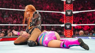 WWE Becky Lynch vs Tegan Nox NXT Women's Championship - WWE Raw 10/9/23