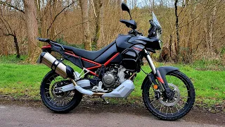 Aprilia Tuareg 660 | Atreides black 2024 | Walkaround & Startup