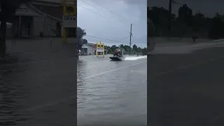 Airboat in Hurricane Idalia! #florida #airboat #hurricane #hurricaneidalia