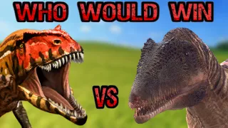 Giganotosaurus vs Carcharodontosaurus- Who Would Win?