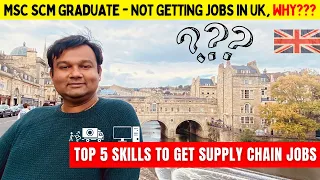 MSc Supply Chain graduate and not getting job? This video will surely help you get the job in the UK