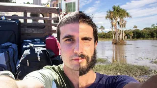 90 days - Changing in the forest - Selfie timelapse beard growth