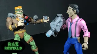 TMNT NECA Rat King and Vernon Two Pack Review Teenage Mutant Ninja Turtles