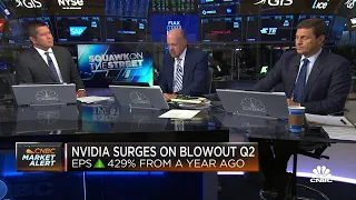 'Squawk on the Street' crew react to Nvidia's blowout quarter