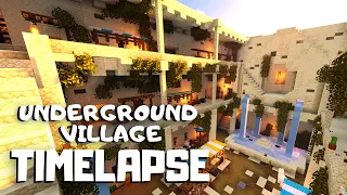 Minecraft: Underground Desert Village (Minecraft Timelapse)