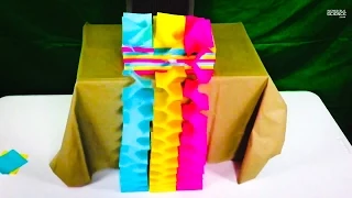 Paper Waterfall Sticky Notes and Slow Motion