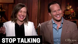 [FUN MOMENT] "Stop talking" | Vera Farmiga & Patrick Wilson