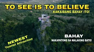 Mala-Mansion na Bahay, Paano naitayo saTuktok ng Malaking Bato?