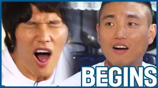 [RUNNINGMAN BEGINS] [EP 8-1] | GARY never feel the PAIN ᕙ(•̀▽•́ )ᕗ  (ENG SUB)