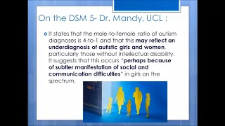 STAR Trainings at Kennedy Krieger: Gender Differences in High-Functioning Autism