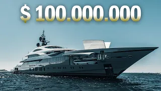 Finally !! Testing Brand New $100 Million MEGAYacht with 2 Swimming Pools