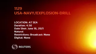 WHOA!: U.S. Navy releases footage of 40,000-pound bomb explosion off east coast