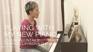 Playing with my new Yamaha Clavinova CLP-745