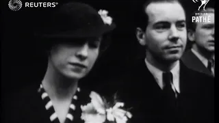 UNITED KINGDOM: ROYALTY - Prince Sigvard Oscar Fredrik Bernadotte of Sweden marries commoner (1934)