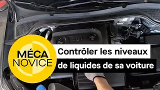 Contrôler les niveaux de liquides de sa voiture