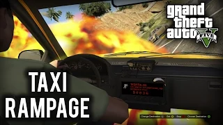 GTA 5 Mods - Taxi Rampage