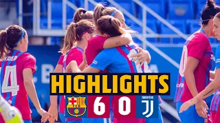 HIGHLIGHTS | Barça Women 6–0 Juventus Women  | HISTORIC GAMPER TROPHY VICTORY 🏆🏆