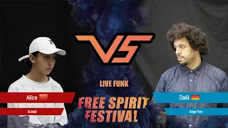 Free Spirit Festival 2019 ► Alice vs. Dalil ◄ Live Funk Final