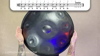 CORSO HANDPAN - Lezione Gratuita 6 | Ritmo Groove'n'Pan + Note