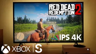 RED DEAD REDEMPTION 2 Xbox Series S Gameplay (LG TV 4K HDR)