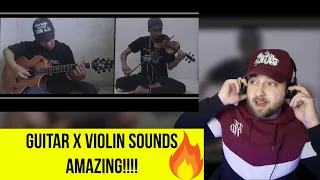 SO AMAZING!! WOW!! - Munajatku - Alip_Ba_Ta X Tomy Violin II Take From Home (REACTION VIDEO)