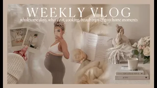 WEEKLY VLOG | Wholesome Days, What I Eat, Beach Trip & Cosy Home Moments