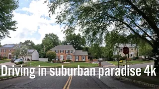 Driving in wealthy suburban paradise - Marlboro, New Jersey 🇺🇸 (4k)