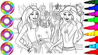 Colouring Sheets Coloring Pages Disney's Barbie Princess at the Shopping Mall Coloring Pages l DB