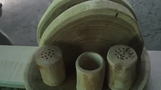 Жена в шоке, что получилось из обычных дров! The wife is shocked at what came out of the wood!