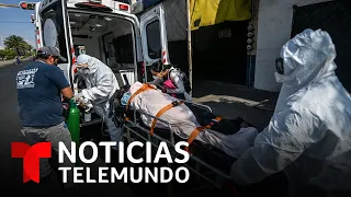 Enfermos de COVID-19 mueren a las puertas de los hospitales | Noticias Telemundo