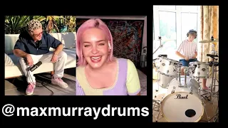 Lonely - Lauv and Anne Marie (Radio 1's Big Weekend 2020) Drum cover by Max Murray