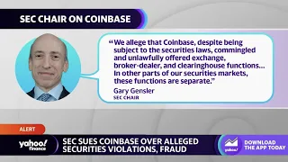 SEC sues Coinbase over alleged securities violations and fraud