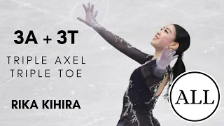 Rika KIHIRA ALL TRIPLE AXEL TRIPLE TOES (3A+3T)