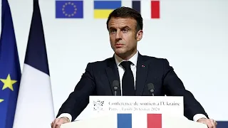 Sending Western troops to Ukraine is not 'ruled out' in the future, Macron says