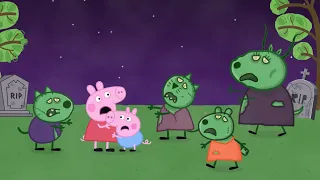 Peppa Pig Zombie Apocalypse - A Scary Day At School