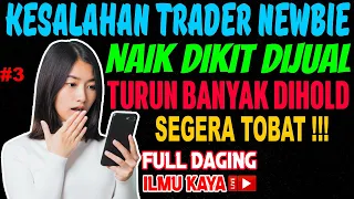 SAHAM NAIK DIKIT DIJUAL, TURUN BANYAK DIHOLD, STRATEGI TRADING TREND FOLOWING CUAN KONSISTEN #3