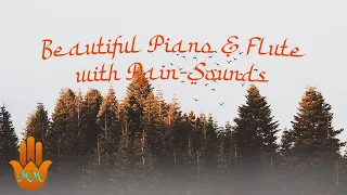 Beautiful Instrumental Music & Rain | Relaxing Piano and Flute Music | Meditation & Background Music