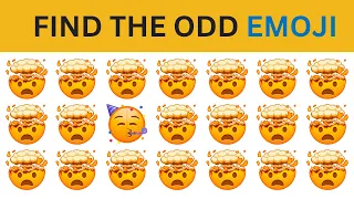 FIND THE ODD EMOJI OUT in these Emoji Quizzes! | ODD One Out Puzzle | Find The Odd Emoji puzzle